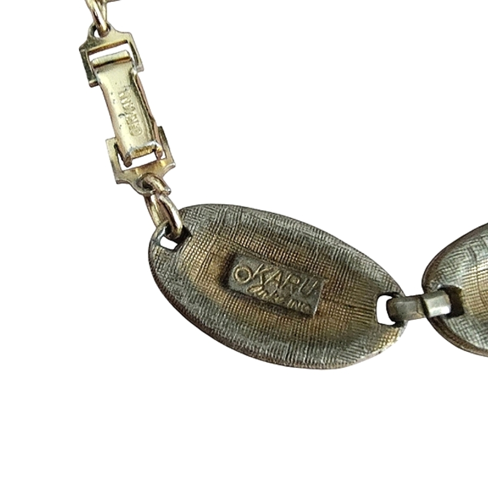 Vintage Karu Arke Inc. Leaf Link Bracelet - Picture 6 of 8
